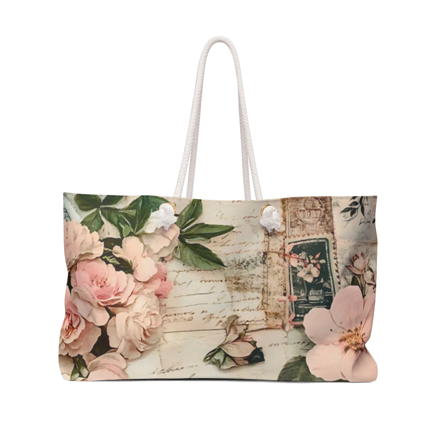 Vintage Love Letter Weekender Bag