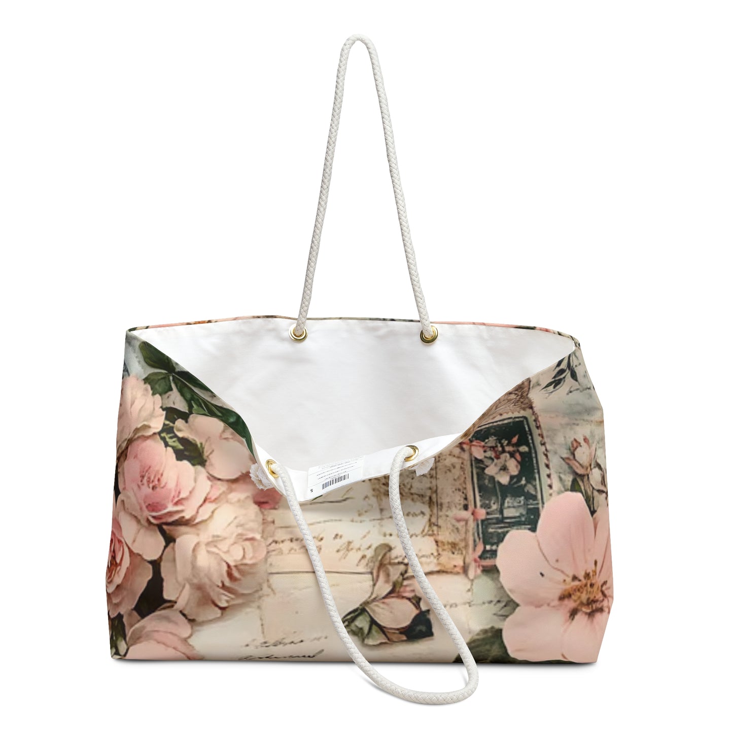 Vintage Love Letter Weekender Bag