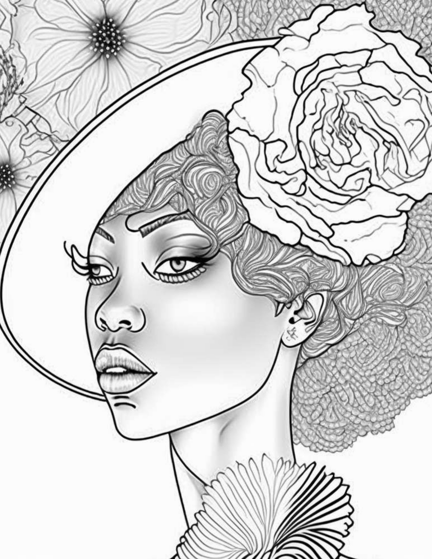 The black queen coloring book cause less stress is best!