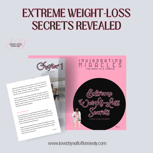 Extreme weight-loss on a self-love internal healing journey hosted by Shamara Daniels Natural Health Consultant for Women