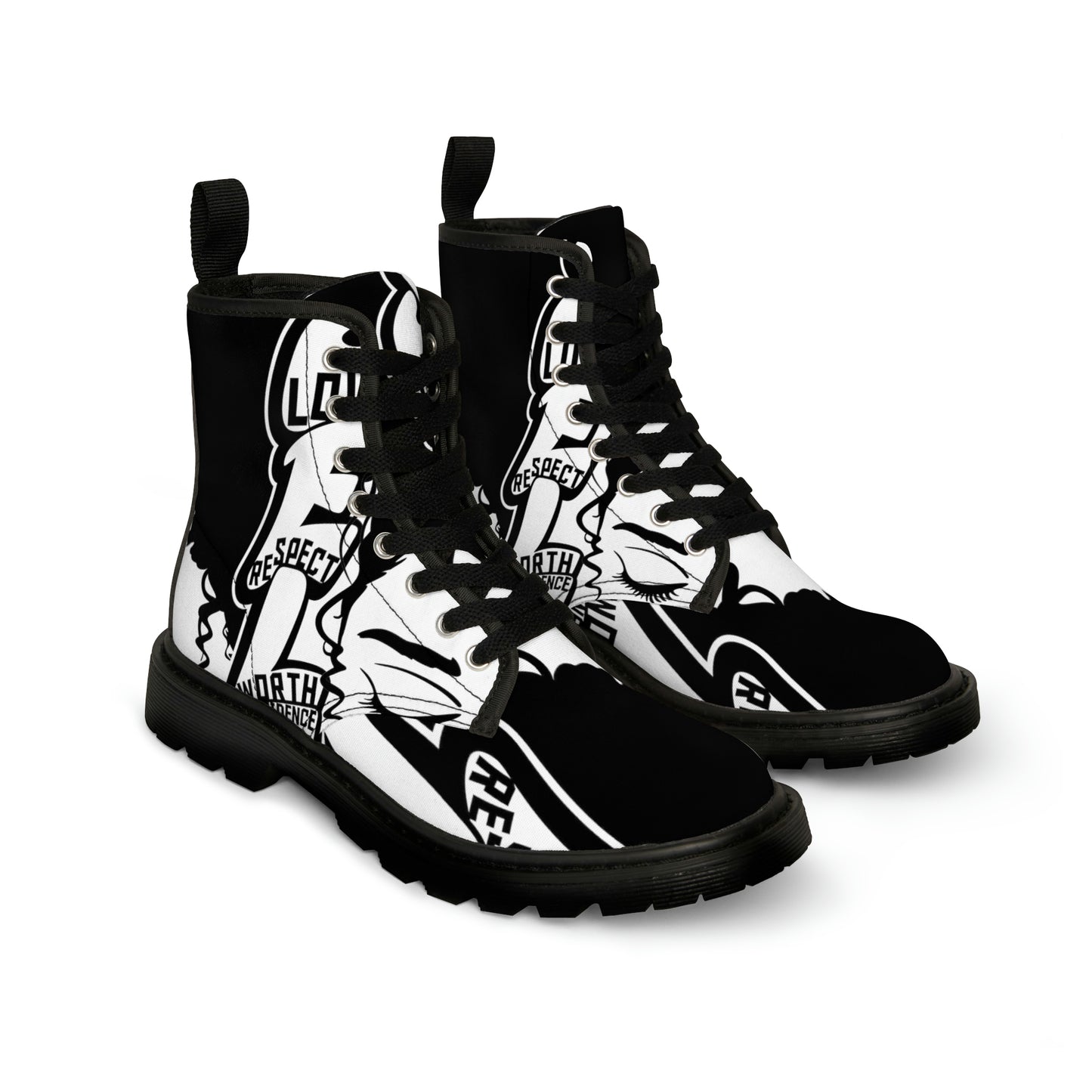 Women's Self-Love Canvas Boots