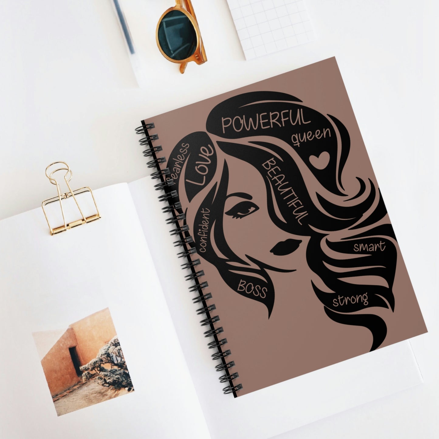 I am woman self love journey notebook