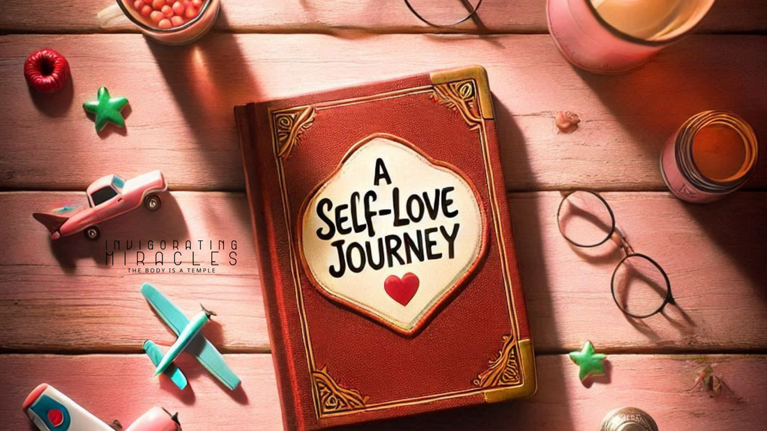 A self-love journey binder for health coach Shamara Daniels clients