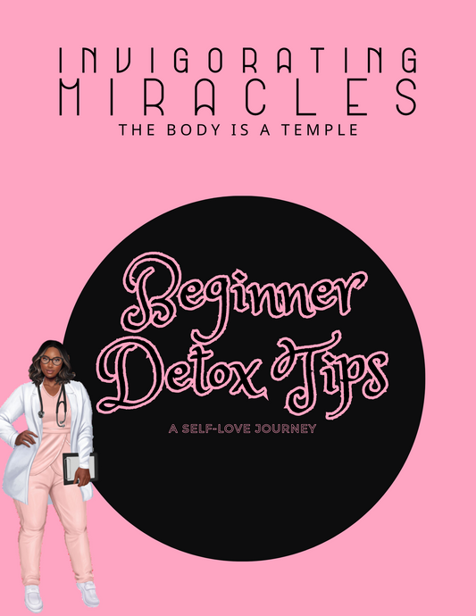 Detoxing is a self love act during a self-love internal healing journey. This Ebook written by Shamara Daniels