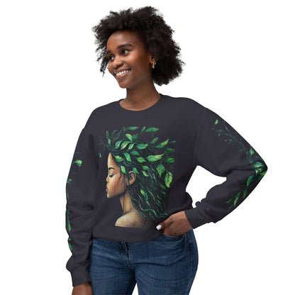 Lightweight Crewneck Sweatshirt - Nature Vibes