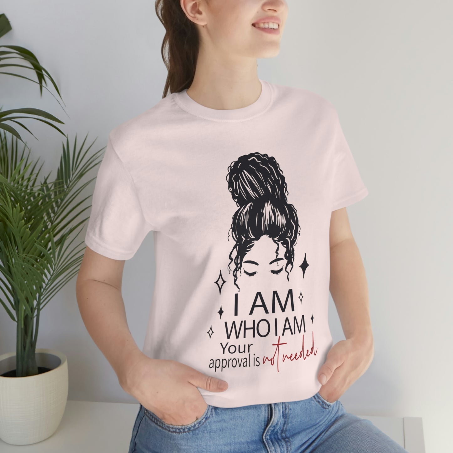 I Am Who I Am Short Sleeve Tee "A Self-Love Journey"