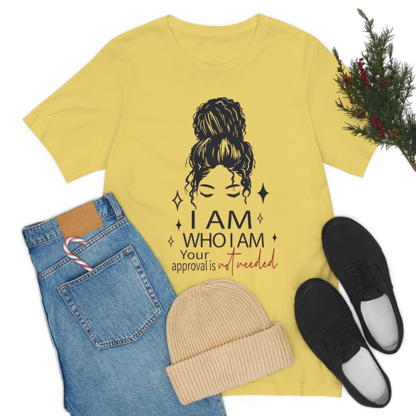 I Am Who I Am Short Sleeve Tee "A Self-Love Journey"