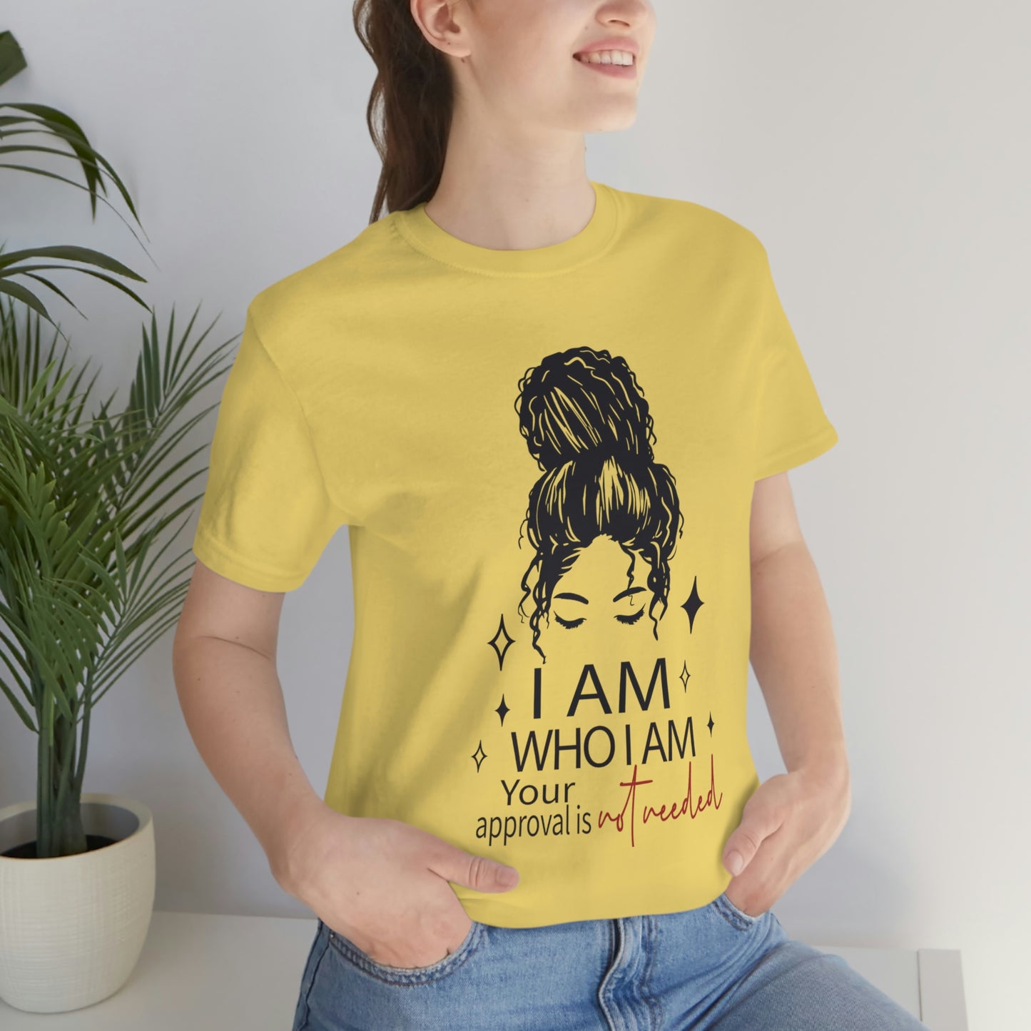 I Am Who I Am Short Sleeve Tee "A Self-Love Journey"