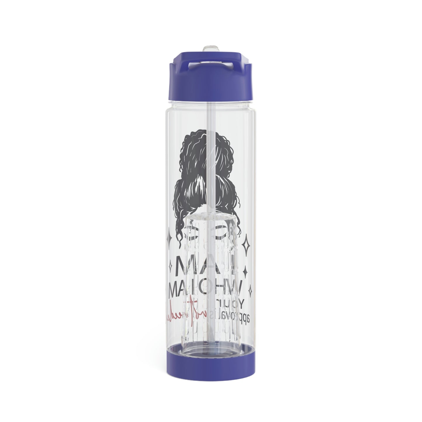 I am who I am detox water bottle