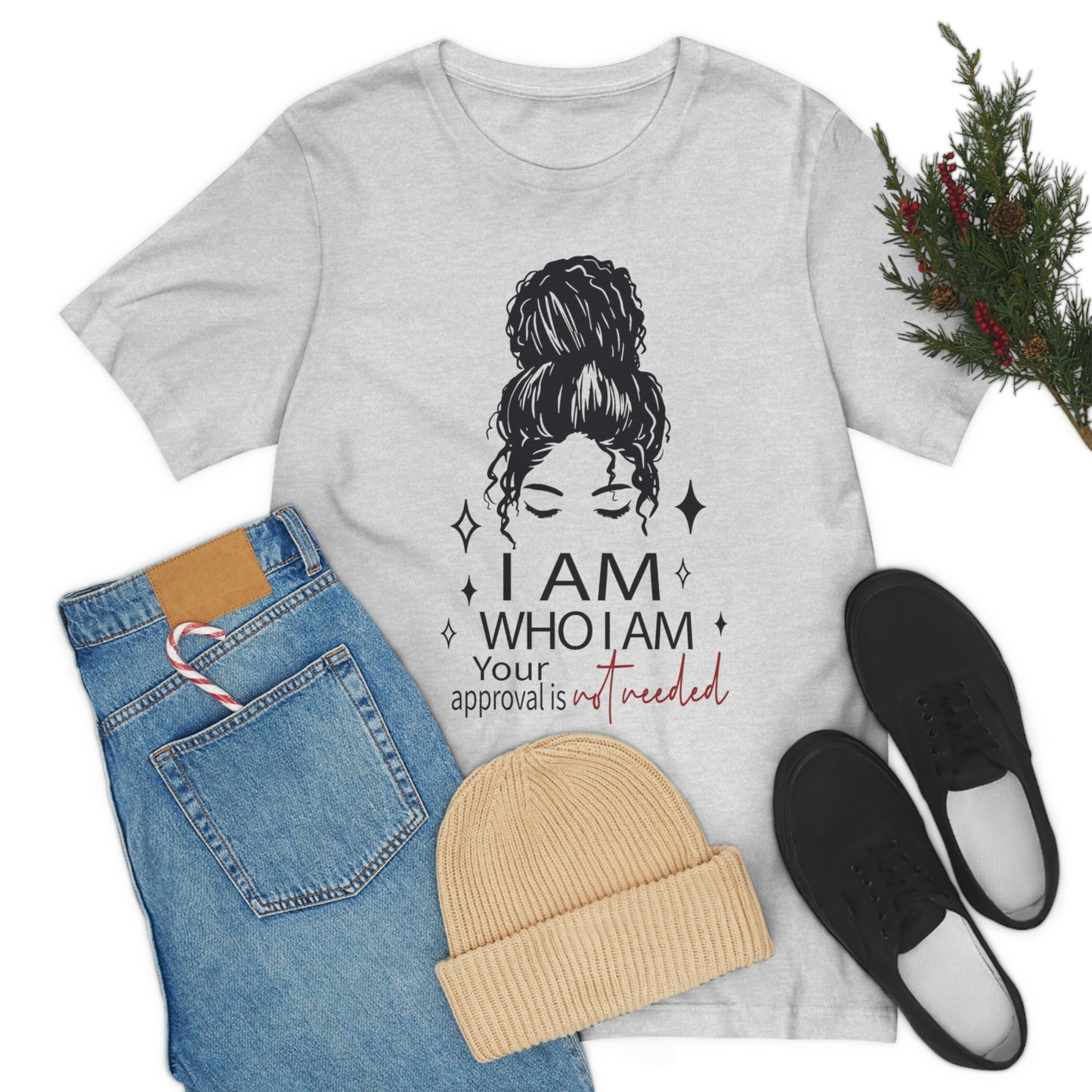 I Am Who I Am Short Sleeve Tee "A Self-Love Journey"