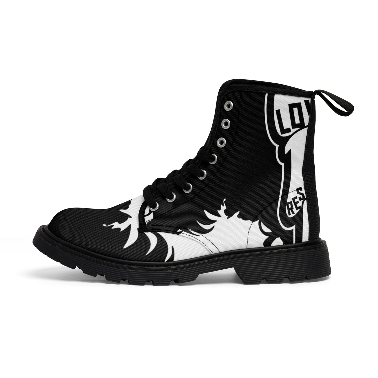 Women's Self-Love Canvas Boots