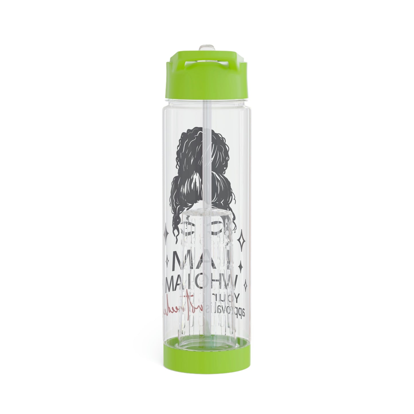 I am who I am detox water bottle