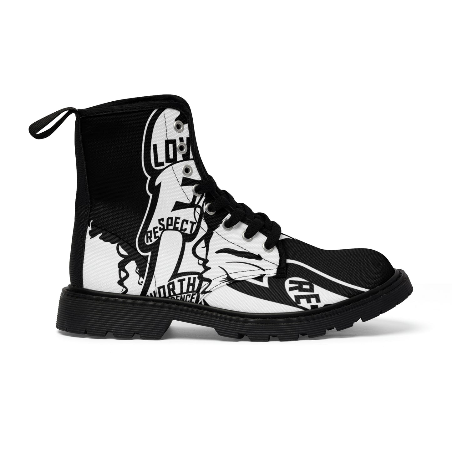 Women's Self-Love Canvas Boots