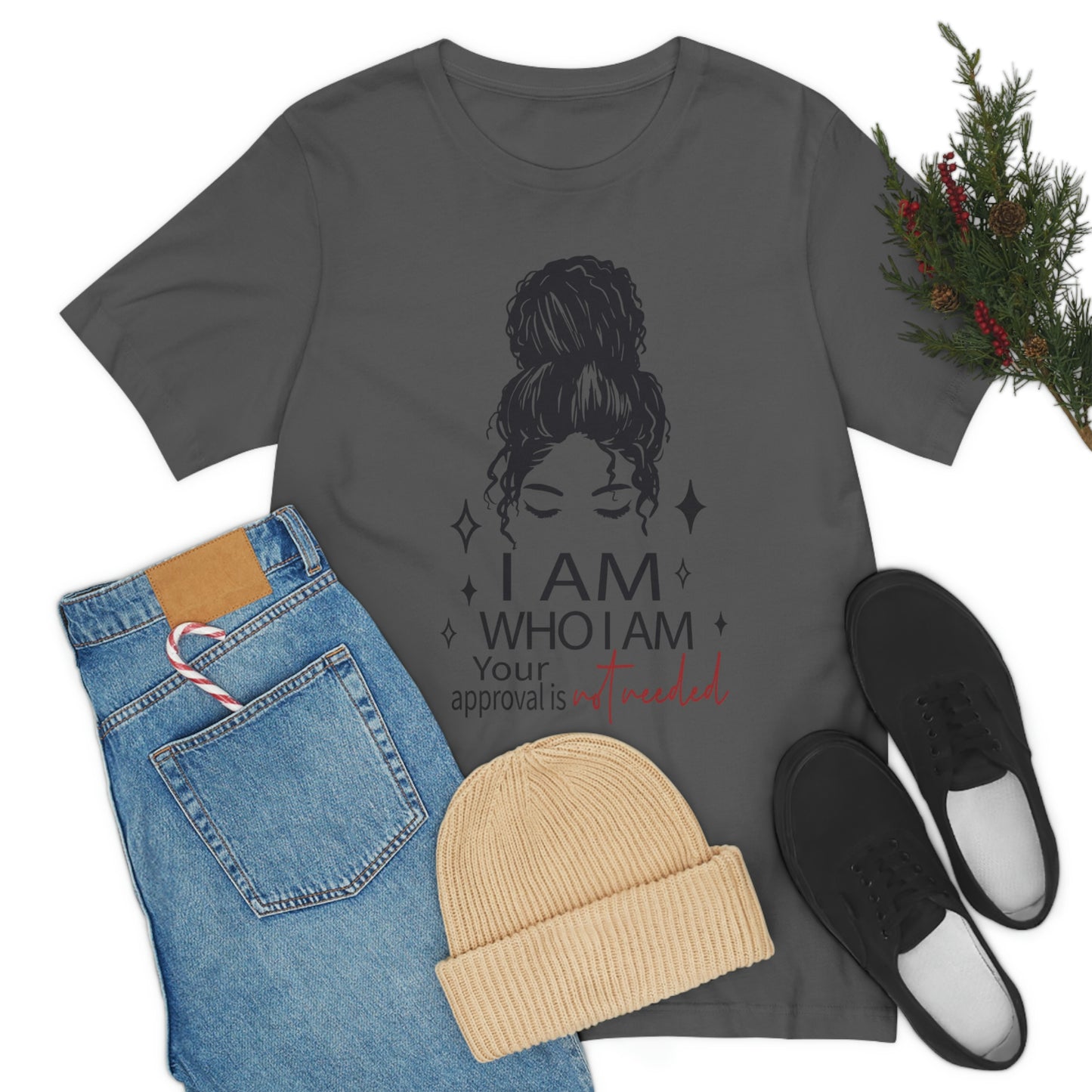 I Am Who I Am Short Sleeve Tee "A Self-Love Journey"