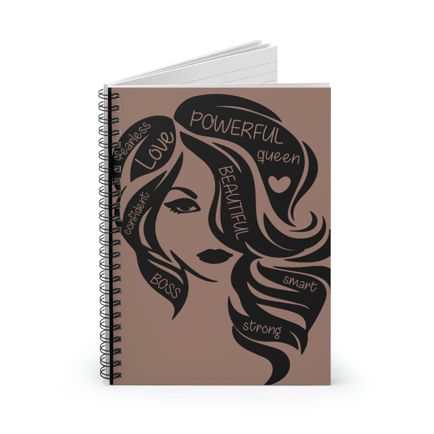 A self love journey notebook