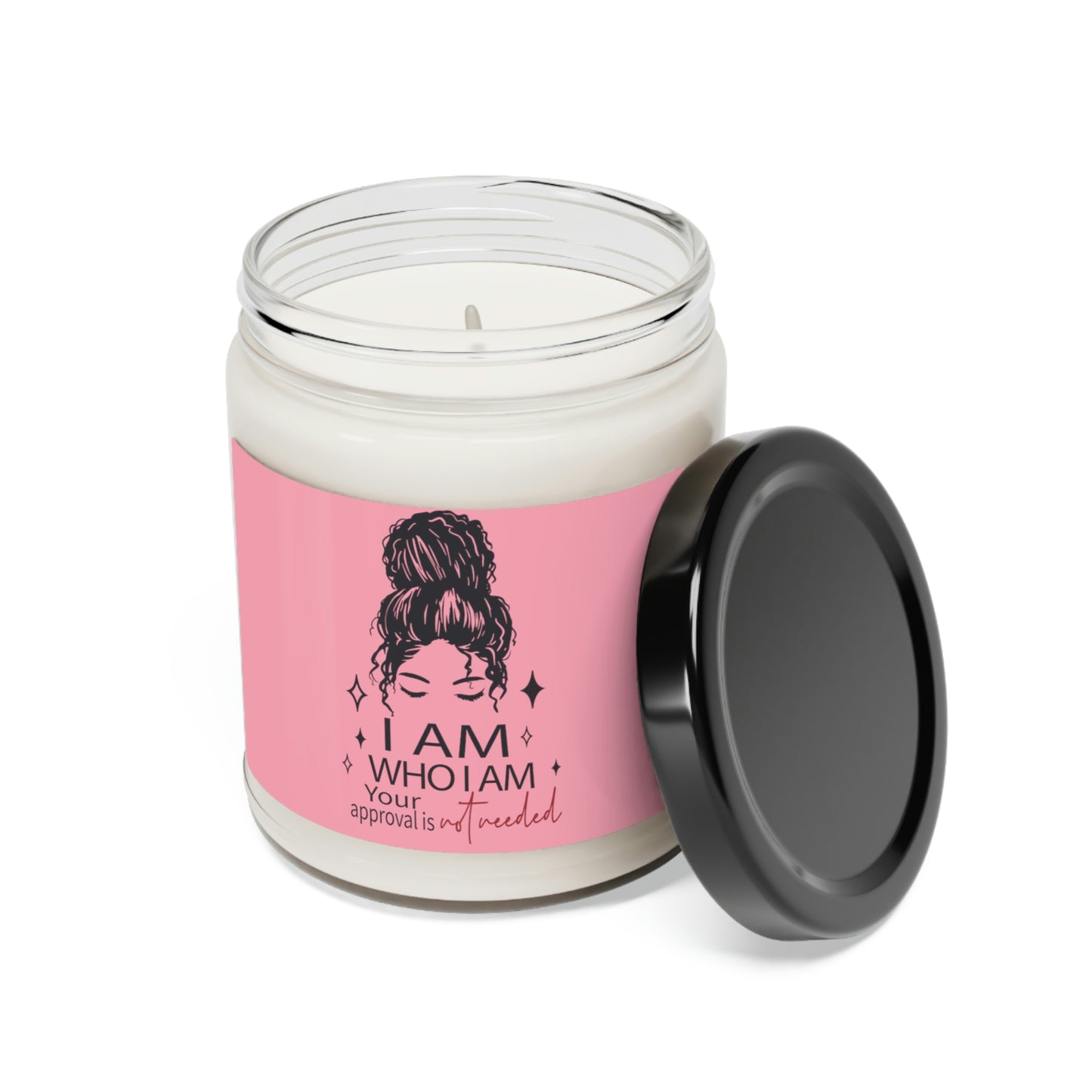 A self love journey meditation candle