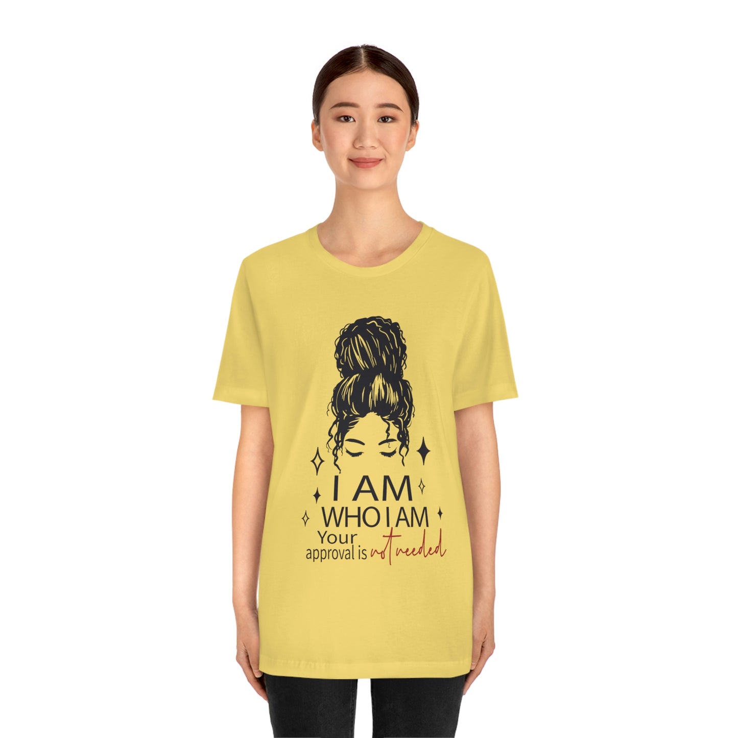 I Am Who I Am Short Sleeve Tee "A Self-Love Journey"