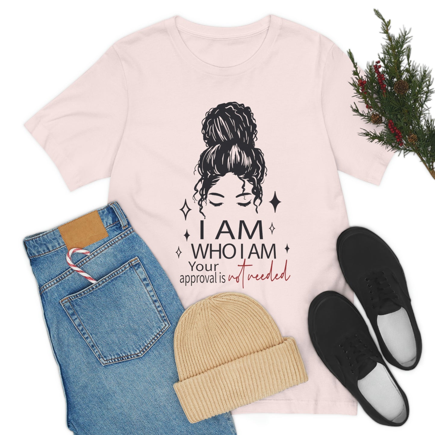 I Am Who I Am Short Sleeve Tee "A Self-Love Journey"